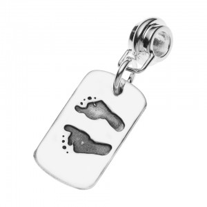 Hands & Feet In Silver DogTag